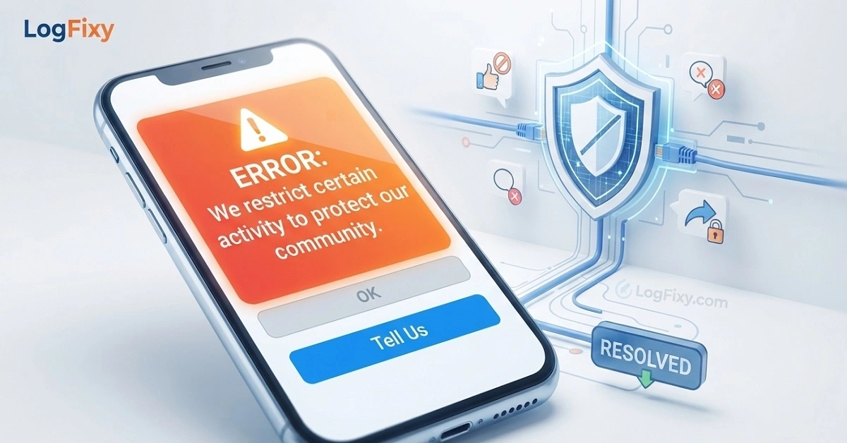 we restrict certain activity to protect our community